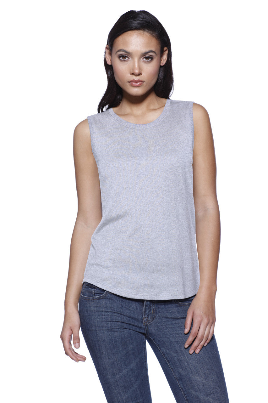 1452 - Women's CVC Sleeveless T-shirt