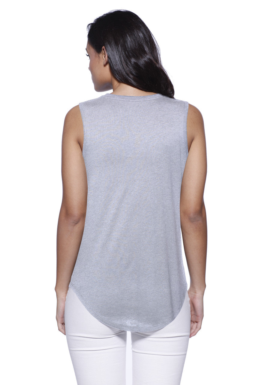 1452 - Women's CVC Sleeveless T-shirt
