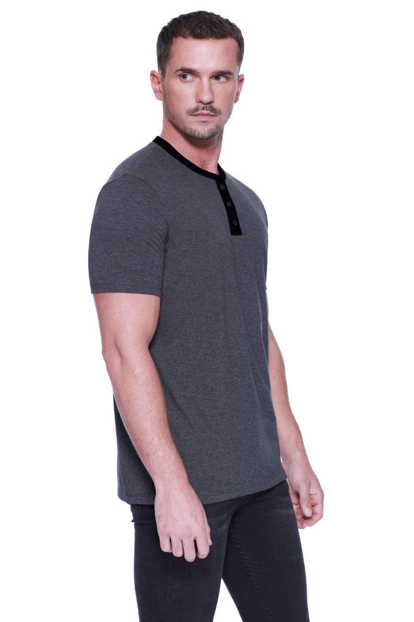 2460 - Men's CVC Henley