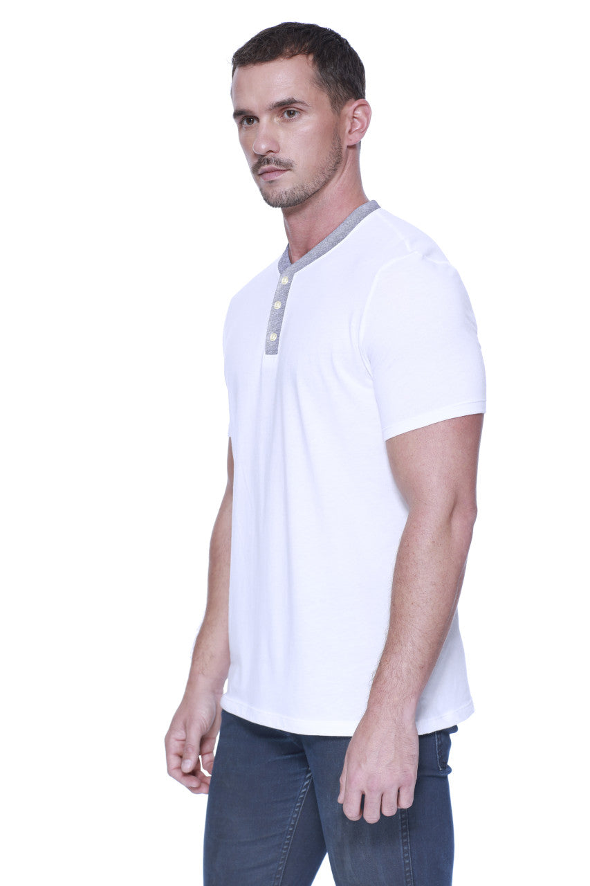 2460 - Men's CVC Henley