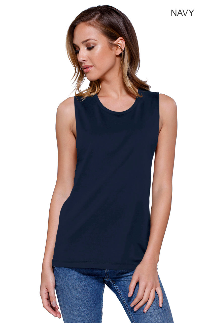 1150 - Women's Cotton Muscle Tee