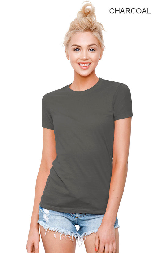 1210 - Women's Cotton Crew Neck T-shirt