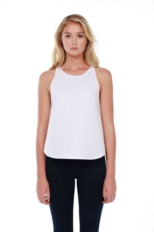 1086 - Women's Cotton Rounded Tank