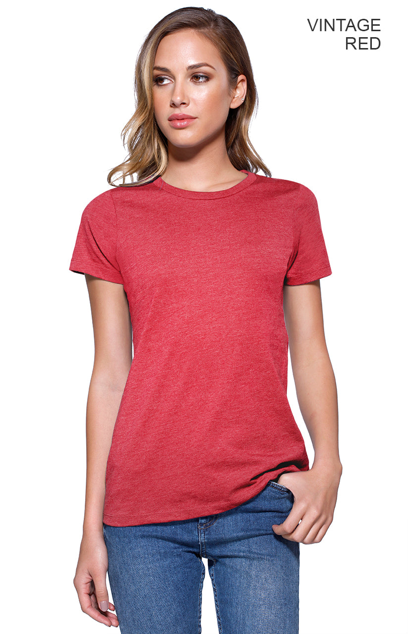1510 - Women's Triblend Crew Neck T-shirt