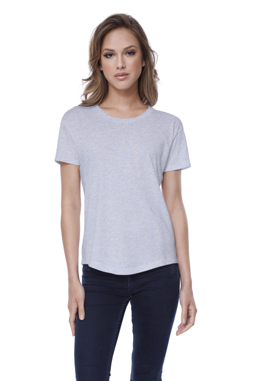1420 - Women's CVC Melrose High Low T-shirt