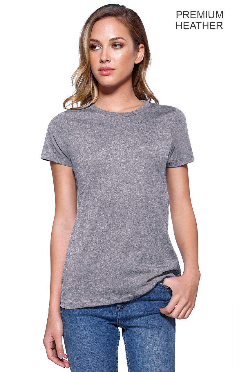 1510 - Women's Triblend Crew Neck T-shirt