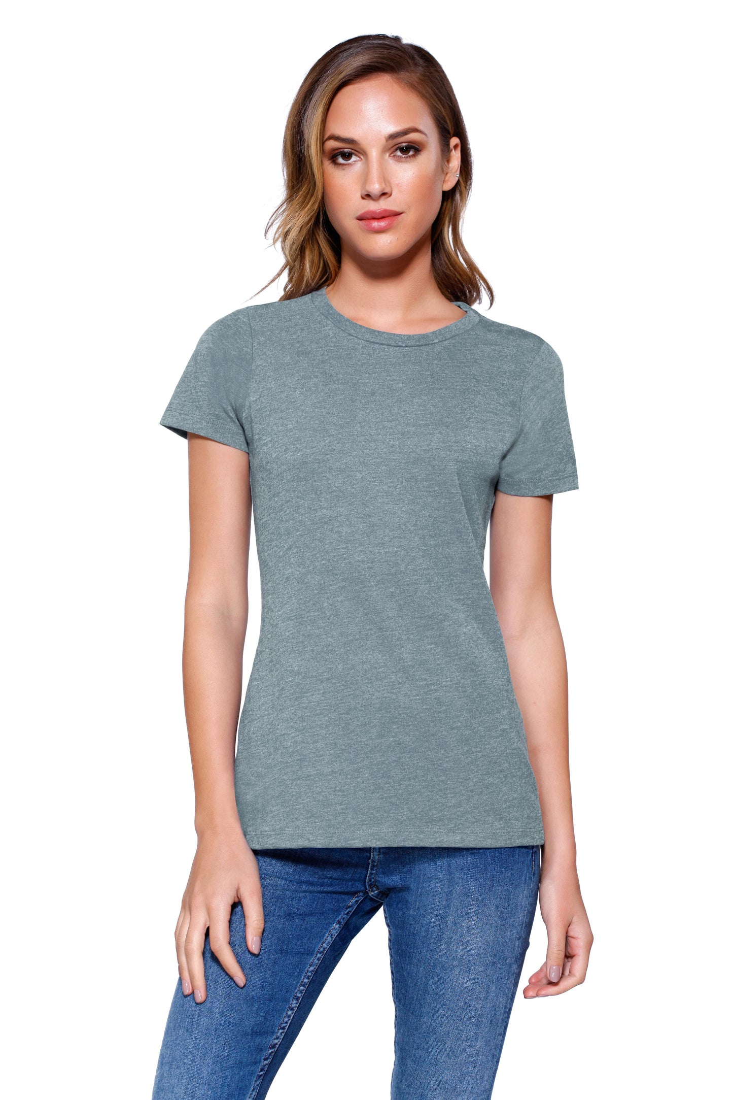1410 - Women's CVC Crew Neck T-shirt