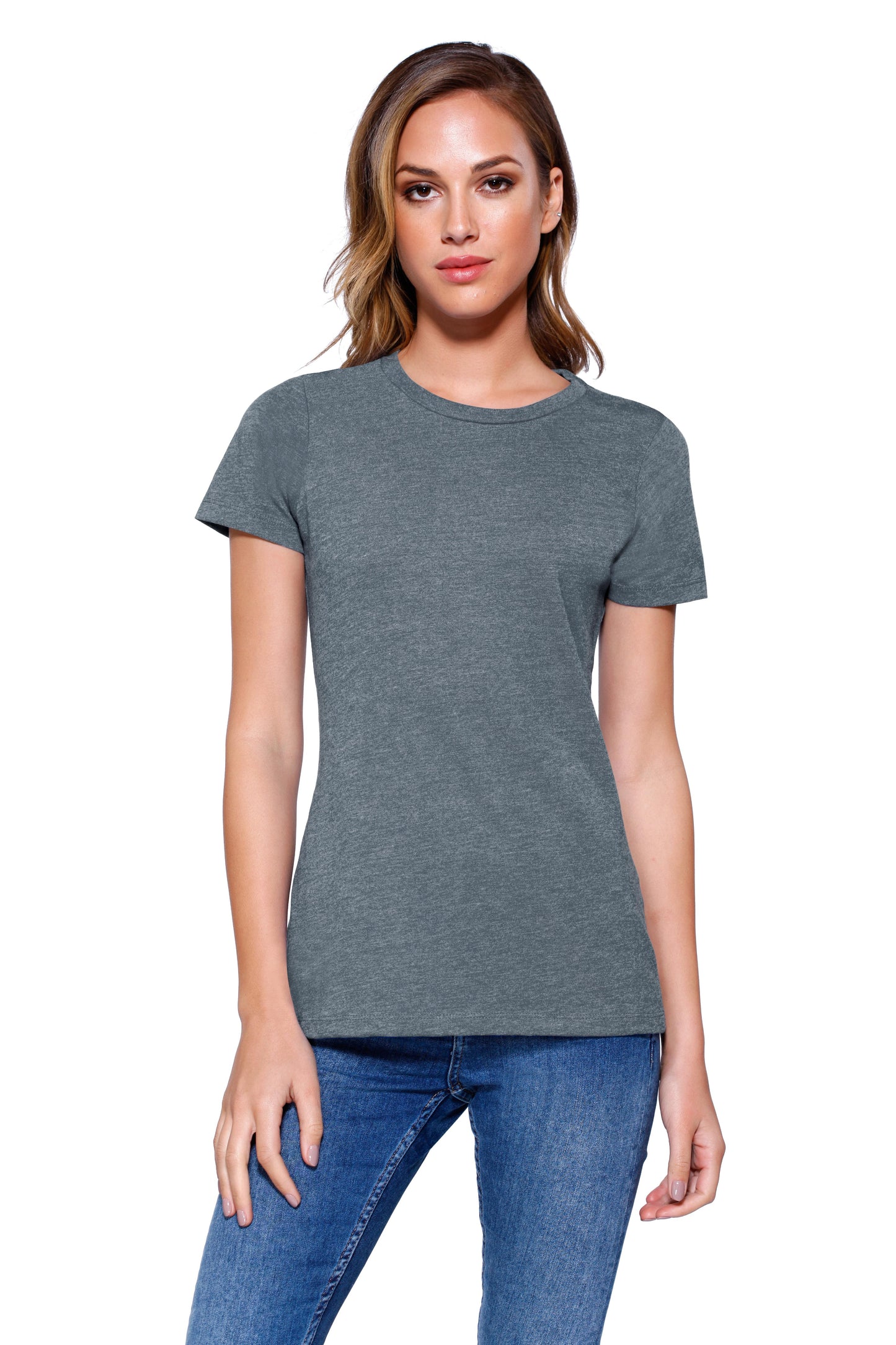 1410 - Women's CVC Crew Neck T-shirt