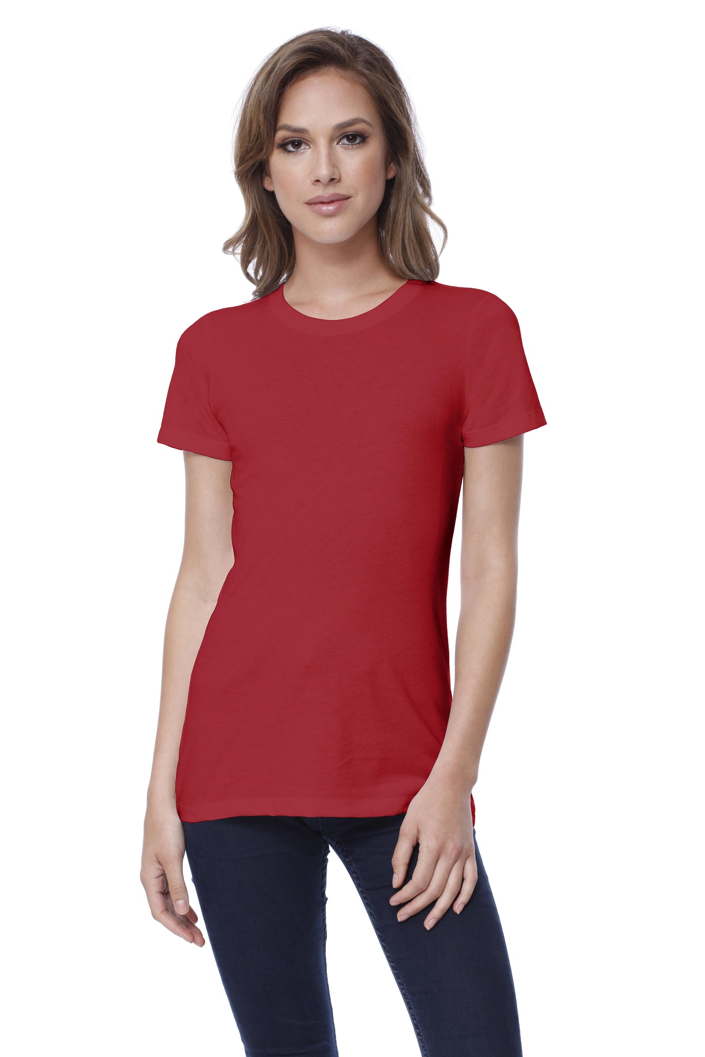 1210 - Women's Cotton Crew Neck T-shirt
