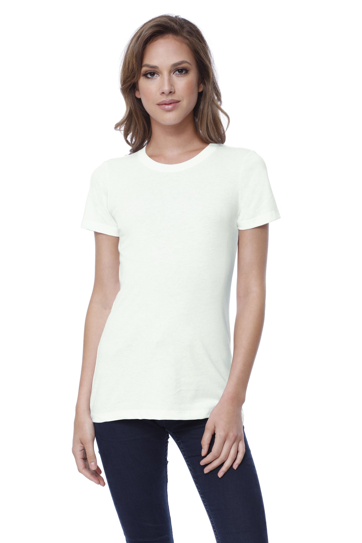 1210 - Women's Cotton Crew Neck T-shirt