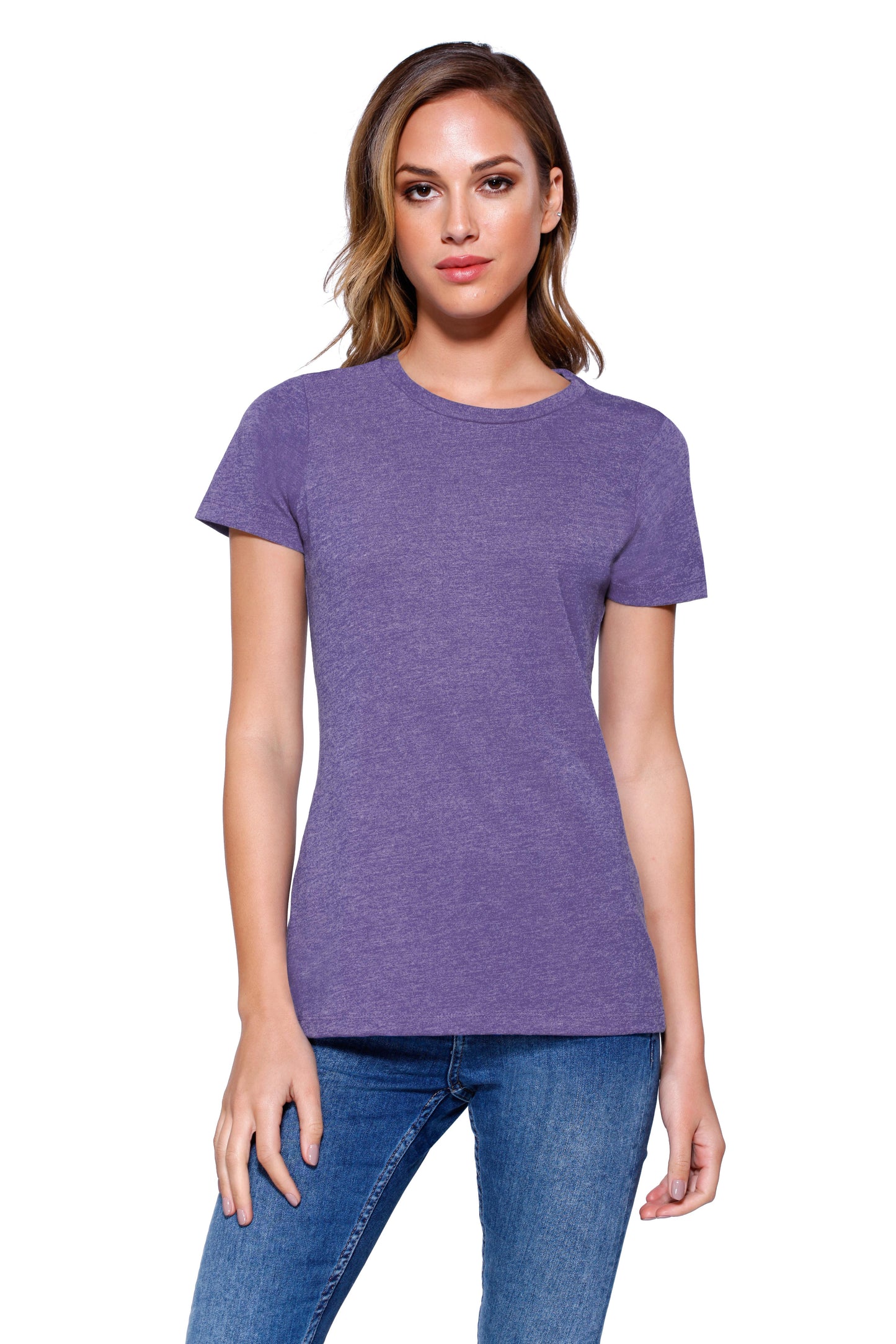 1410 - Women's CVC Crew Neck T-shirt