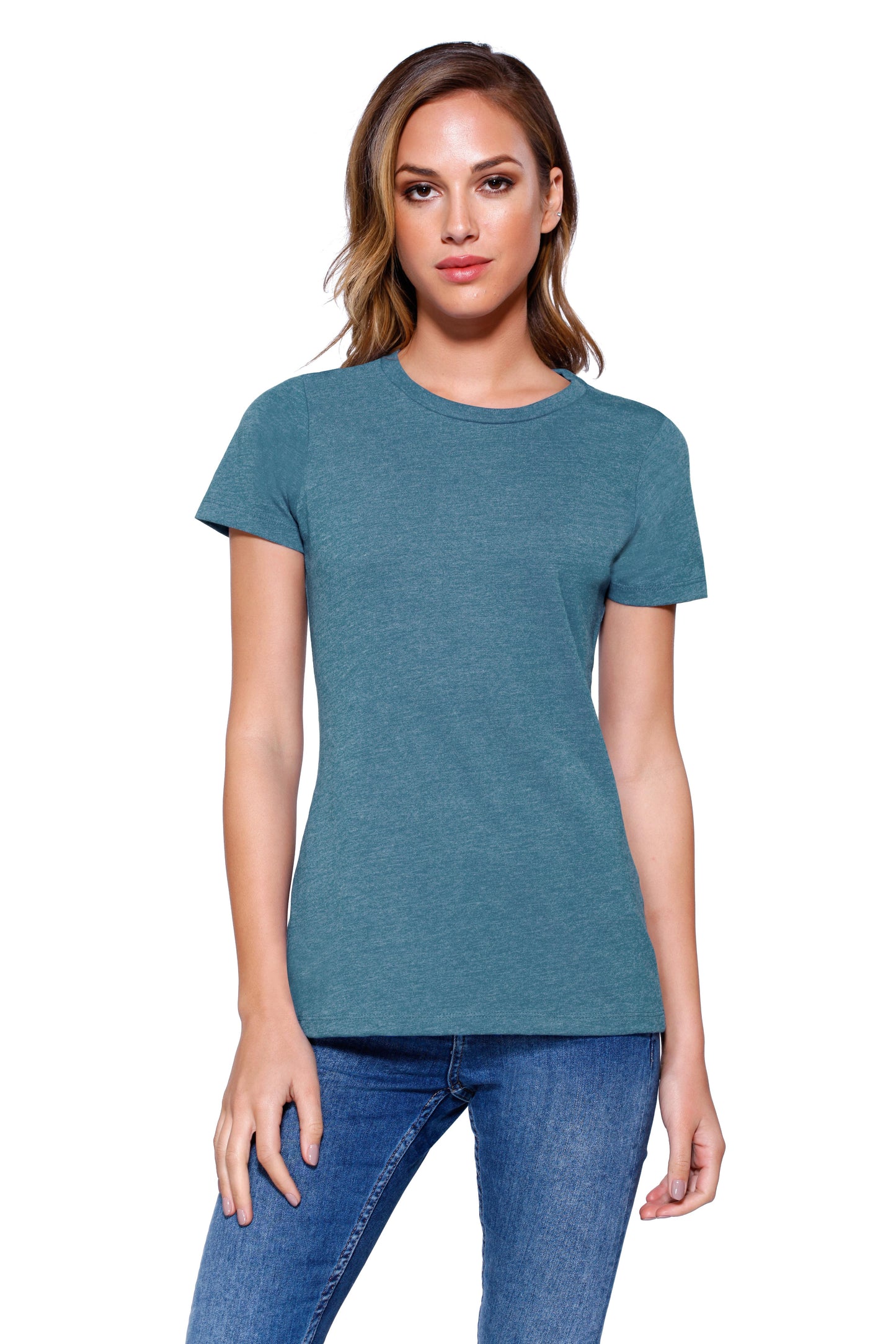 1410 - Women's CVC Crew Neck T-shirt