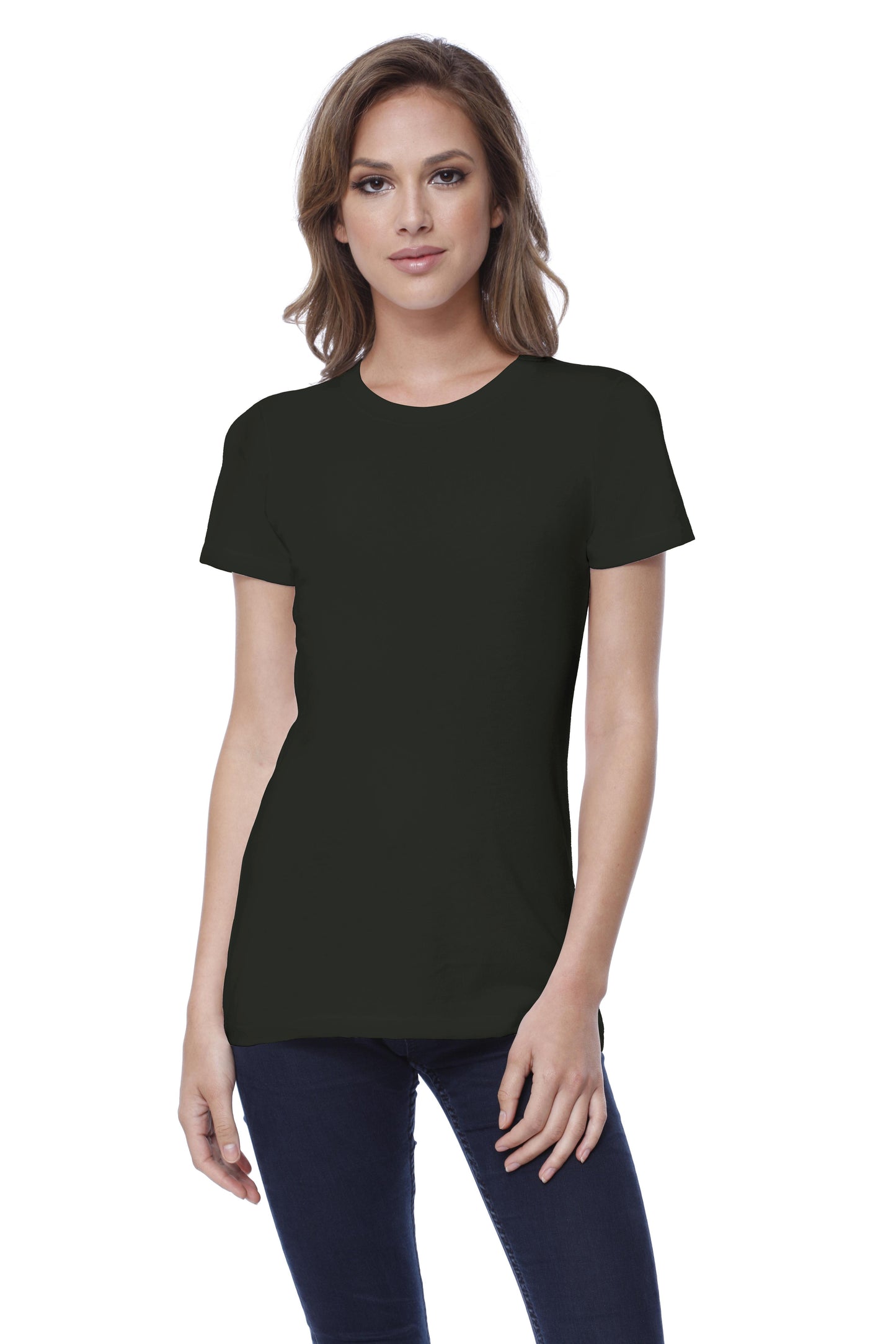 1210 - Women's Cotton Crew Neck T-shirt