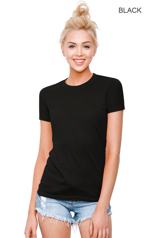 1210 - Women's Cotton Crew Neck T-shirt