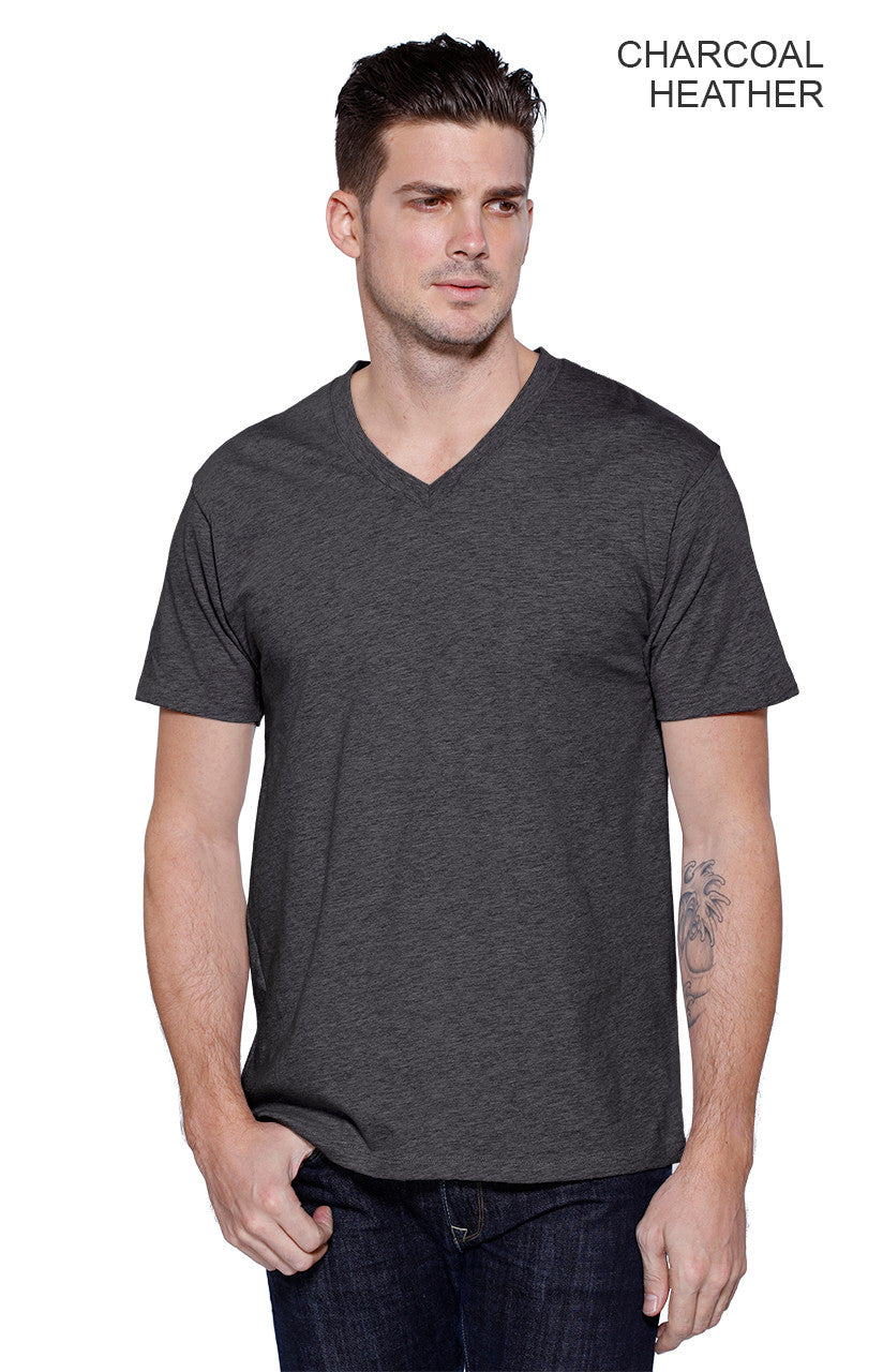 2412 - Men's CVC V-Neck T-shirt