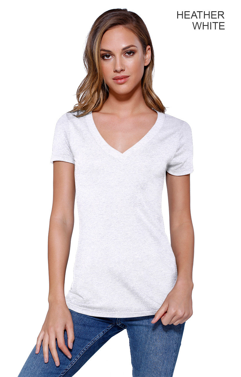 1512 - Women's Triblend V-Neck T-shirt