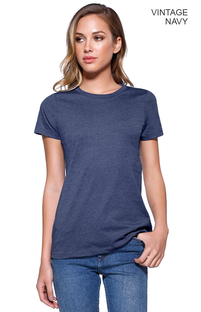 1510 - Women's Triblend Crew Neck T-shirt