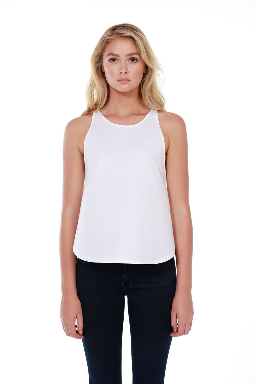 1086 - Women's Cotton Rounded Tank