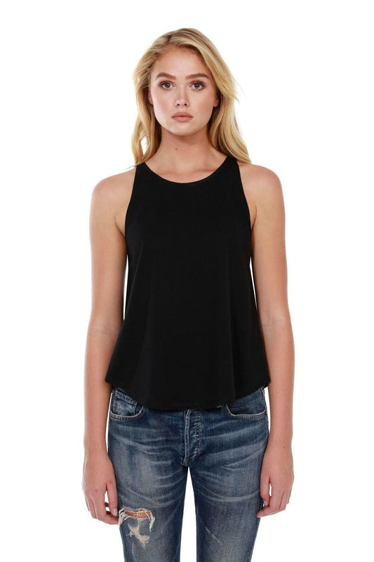 1086 - Women's Cotton Rounded Tank