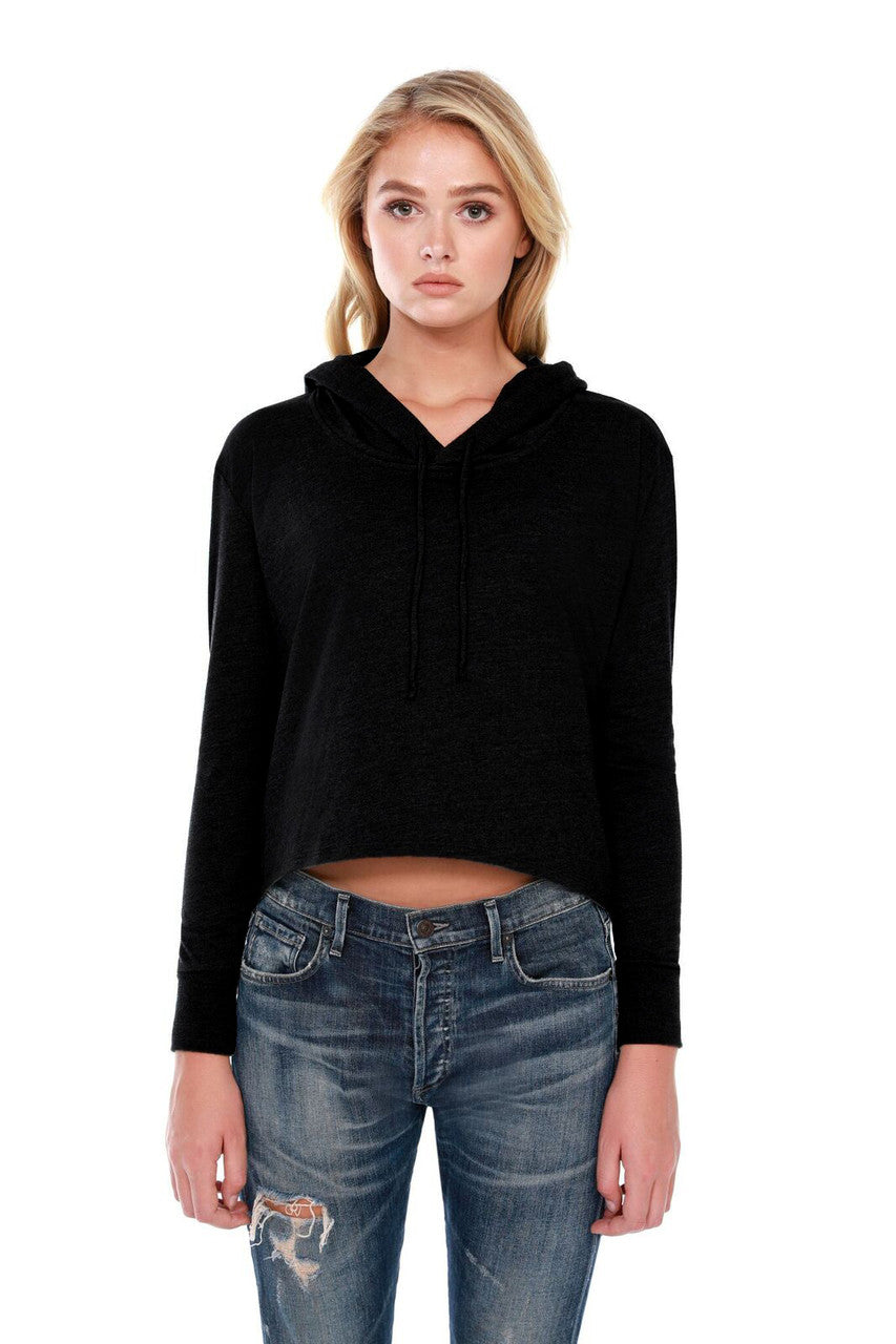 1490 - Women's CVC Cropped Hoodie