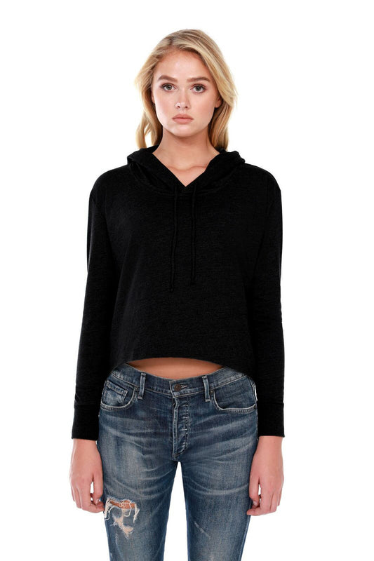 1490 - Women's CVC Cropped Hoodie