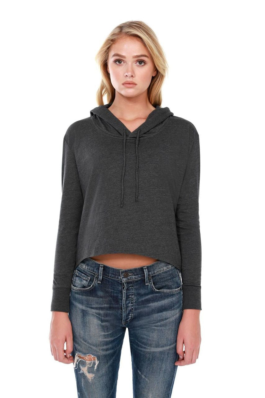 1490 - Women's CVC Cropped Hoodie